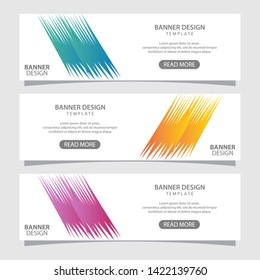 Vector design banner web template. Banner background. Modern template design.