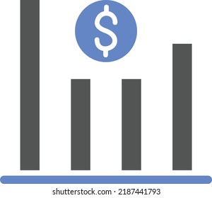Vector Design Bar Chart Icon Style