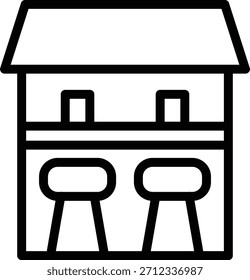 Estilo del icono del contador de la barra de diseño de Vector