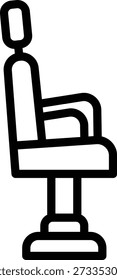 Vector Design Barber Chair Icon Style
