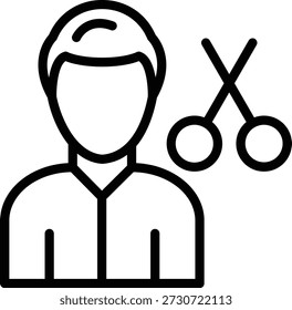Vector Design Barber Icon Style