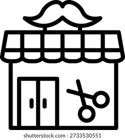 Vector Design Barber Shop Icon Style