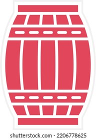 Vector Design Barrel Icon Style