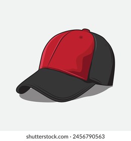 vector design baseball hat cool and simple