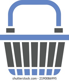 Estilo de icono de la cesta de diseño del vector