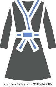 Vector Design Bathrobe Icon Style