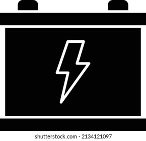 Estilo de icono de batería de diseño de vectores