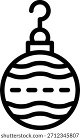 Estilo de ícone Bauble de design de vetor