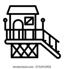 Vector Design Baywatch Icon Style