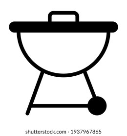 Vector design of bbq grill icon