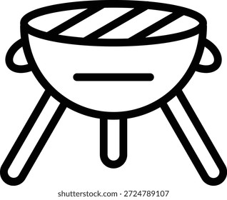 Diseño de Vector BBQ Grill Icon Style