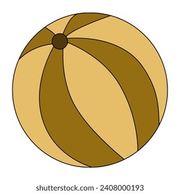 Vector design of beach ball 