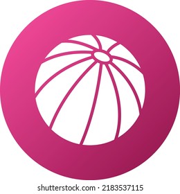 Vector Design Beach Ball Icon Style