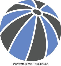 Vector Design Beach Ball Icon Style