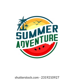 diseño vectorial de una escena de playa, dicho verano 