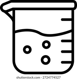 Diseño de Vector Beaker Icon Style