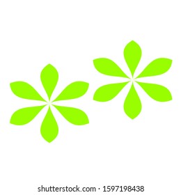 vector design with beautiful flower shapes