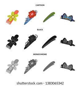 Vector design of beauty and fashion symbol. Collection of beauty and female stock symbol for web.