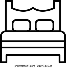 Vector Design Bed Icon Style