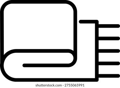 Vector Design Bedspread Icon Style