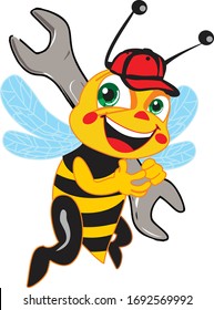 vector design of a bee design