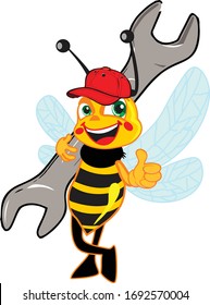 vector design of a bee design