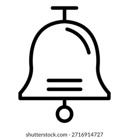 Estilo de Ícone de Sinos de Design de Vetor