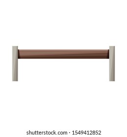 Vector design of bench and furniture logo. Graphic of bench and seat stock symbol for web.