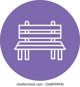 Vector Design Bench Icon Style