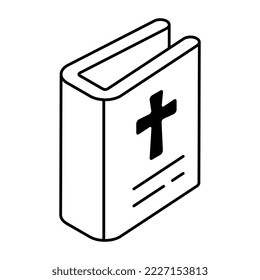 Vector design of bible, holy book 