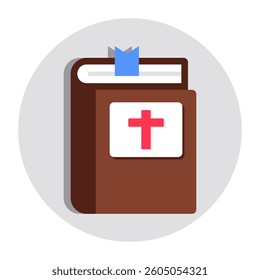 Vector design of bible, holy book