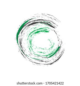 Vector design big circles elements for template. Frame of circle use to website or business template. Grunge circles background.