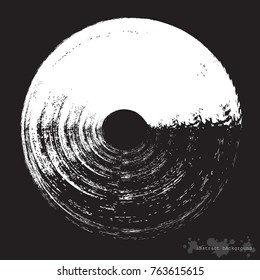 Vector design big circles elements for template. Frame of circle use to website or business template. Grunge circles background.