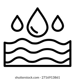 Vector Design Big Drop Icon Style