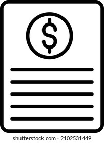 Estilo de icono de la factura de diseño del vector