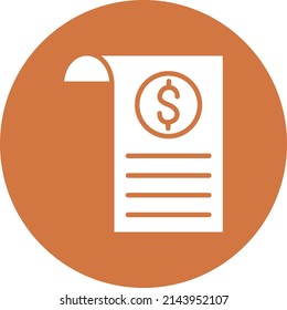Estilo de icono de la factura de diseño del vector