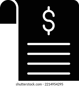 Vector Design Bill Icon Style