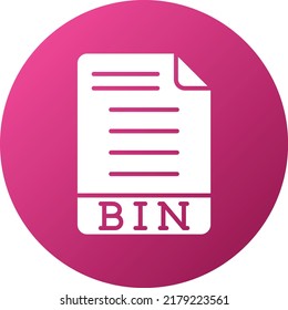 Vector Design BIN Icon Style
