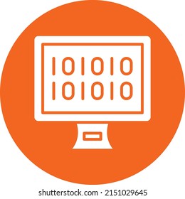 Vector Design Binary Icon Style