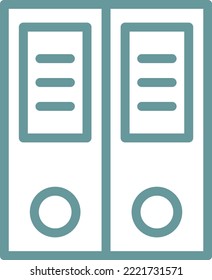 Vector Design Binder Icon Style