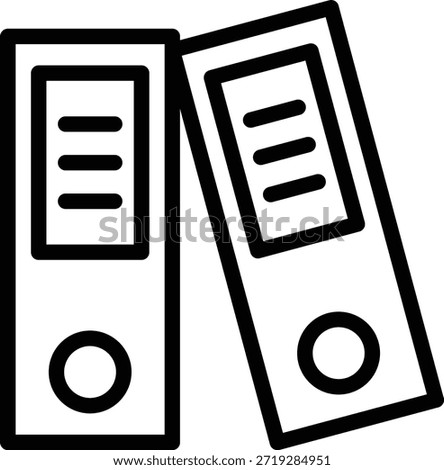 Vector Design Binders Icon Style