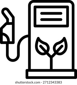 Diseño de Vector Bio Fuel Icon Style