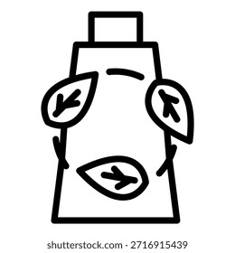 Vector Design Biodegradable Icon Style