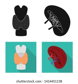 Vector design of biology and scientific icon. Collection of biology and laboratory vector icon for stock.