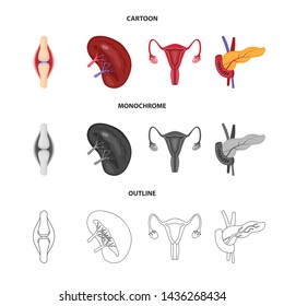Vector design of biology and scientific icon. Collection of biology and laboratory stock symbol for web.