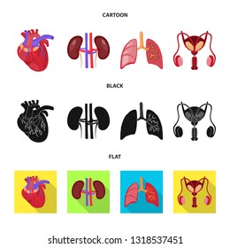 Vector design of biology and scientific logo. Collection of biology and laboratory stock symbol for web.
