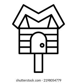 Vector Design Bird House Icon Style