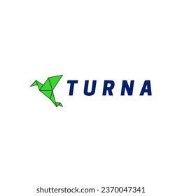 diseño vectorial pájaro .Plantilla de logotipo