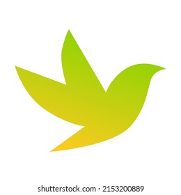 vector design, bird shape illustration