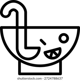 Estilo del icono del sacador del cumpleaños del diseño del Vector